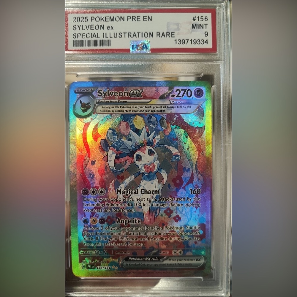 Pokemon Sylveon EX Holographic Card